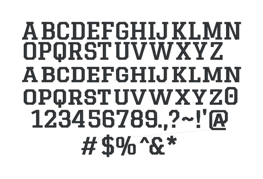 Sport Native Bx Embroidery Font | Satin Stitch | 0.25' - 4' | No Ready to stitch Files-Kraftygraphy