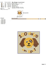 Load image into Gallery viewer, 100 Days on Spot Embroidery Patterns, Spotted Dog Face Embroidery Designs,-Kraftygraphy
