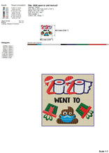 Load image into Gallery viewer, 2020 Went to Shit, Funny Christmas Embroidery Designs, 2020 Toilet Paper Embroidery Pattern, Gift Box Embroidery Files, Mask Embroidery pes Files, Poo Embroidery jef, Christmas Embroidery-Kraftygraphy

