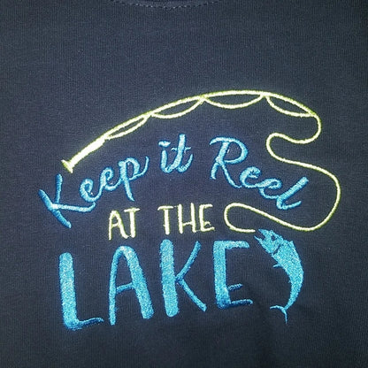 Lake Machine Embroidery Designs, Camping Embroidery Patterns, Camper Embroidery Files, Campsite Embroidery Pes, Lake Shirt Embroidery, Lake House Embroidery, summer embroidery-Kraftygraphy