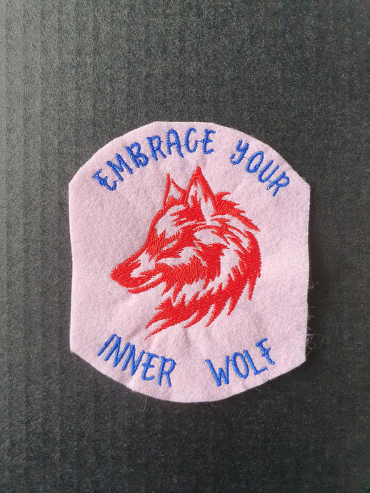Hiking embroidery designs - Embrace your inner wolf-Kraftygraphy