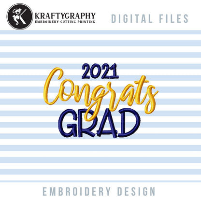 Graduation Machine Embroidery Designs Bundle, Class of 2021 Machine Embroidery Patterns, Senior Embroidery Sayings, Funny 2021 Graduation Pes Files, Graduation Cap Jef, Pandemy Graduation vp3, Tassel Embroidery Quotes-Kraftygraphy