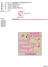 Load image into Gallery viewer, Flamingo Bird Machine Embroidery Patterns, Pink Flamingo Embroidery Designs, Tropical Pes Files, Summer Embroidery Applique Jef Embroidery-Kraftygraphy
