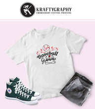 Load image into Gallery viewer, Baseball Grammie Svg for Baseball Shirt, Jersey or Cap, Baseball Grandma for T-shirt Png-Kraftygraphy
