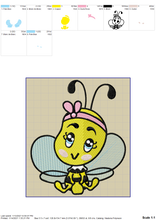 Load image into Gallery viewer, Cute Bumble Bee Embroidery Designs, Little Honey Bee Embroidery Patterns, Baby Bee Sitting Pes Files, Small Bee Shirt Embroidery-Kraftygraphy
