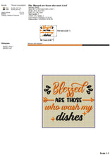 Load image into Gallery viewer, Funny Kitchen towel embroidery designs - Blessed-Kraftygraphy
