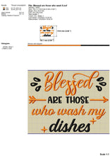Load image into Gallery viewer, Funny Kitchen towel embroidery designs - Blessed-Kraftygraphy
