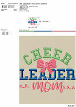 Load image into Gallery viewer, Cheer embroidery designs - Cheerleader mom-Kraftygraphy
