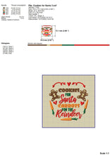 Load image into Gallery viewer, Towels Christmas Machine Embroidery Designs, Christmas Cookies for Santa Embroidery Sayings, Carrots for the Reindeer Embroidery Patterns, Christmas Quotes Pes Files, Sweaters Embroidery, Kitchen Towels Christmas Embroidery-Kraftygraphy
