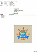 Load image into Gallery viewer, Cruise Hair Machine Embroidery Designs-Kraftygraphy
