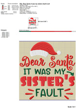 Load image into Gallery viewer, Christmas Brother Embroidery Designs, Christmas Embroidery Patterns for Siblings, Family Christmas Embroidery, Brother Embroidery Sayings, Mask Pes Files, Hus, Jef, Dst, Exp-Kraftygraphy
