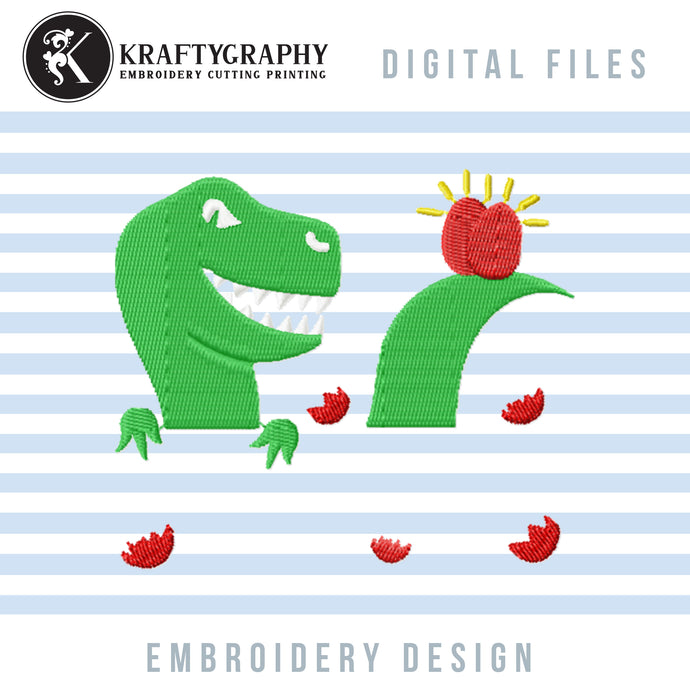 Easter Dinosaur Face Machine Embroidery Designs, Cute Dinosaur Embroidery Patterns for Easter, T-Rex Embroidery Files, Dino Pes Files, Dinosaur Applique, Dinosaur Monogram Embroidery, Dinosaur Frame Embroidery, Dinosaur With Eggs Embroidery-Kraftygraphy