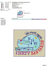 Load image into Gallery viewer, Dish towels kitchen embroidery designs funny-Kraftygraphy
