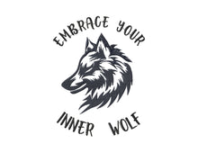 Load image into Gallery viewer, Hiking embroidery designs - Embrace your inner wolf-Kraftygraphy
