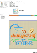 Load image into Gallery viewer, Dish towels kitchen embroidery design funny-Kraftygraphy
