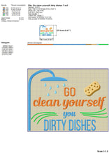 Load image into Gallery viewer, Dish towels kitchen embroidery design funny-Kraftygraphy
