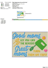 Load image into Gallery viewer, Funny kitchen embroidery design for aprons - lick the beaters-Kraftygraphy
