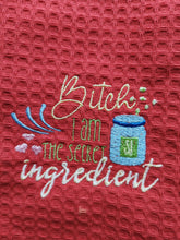 Load image into Gallery viewer, Funny kitchen embroidery designs - Bitch ingredient-Kraftygraphy
