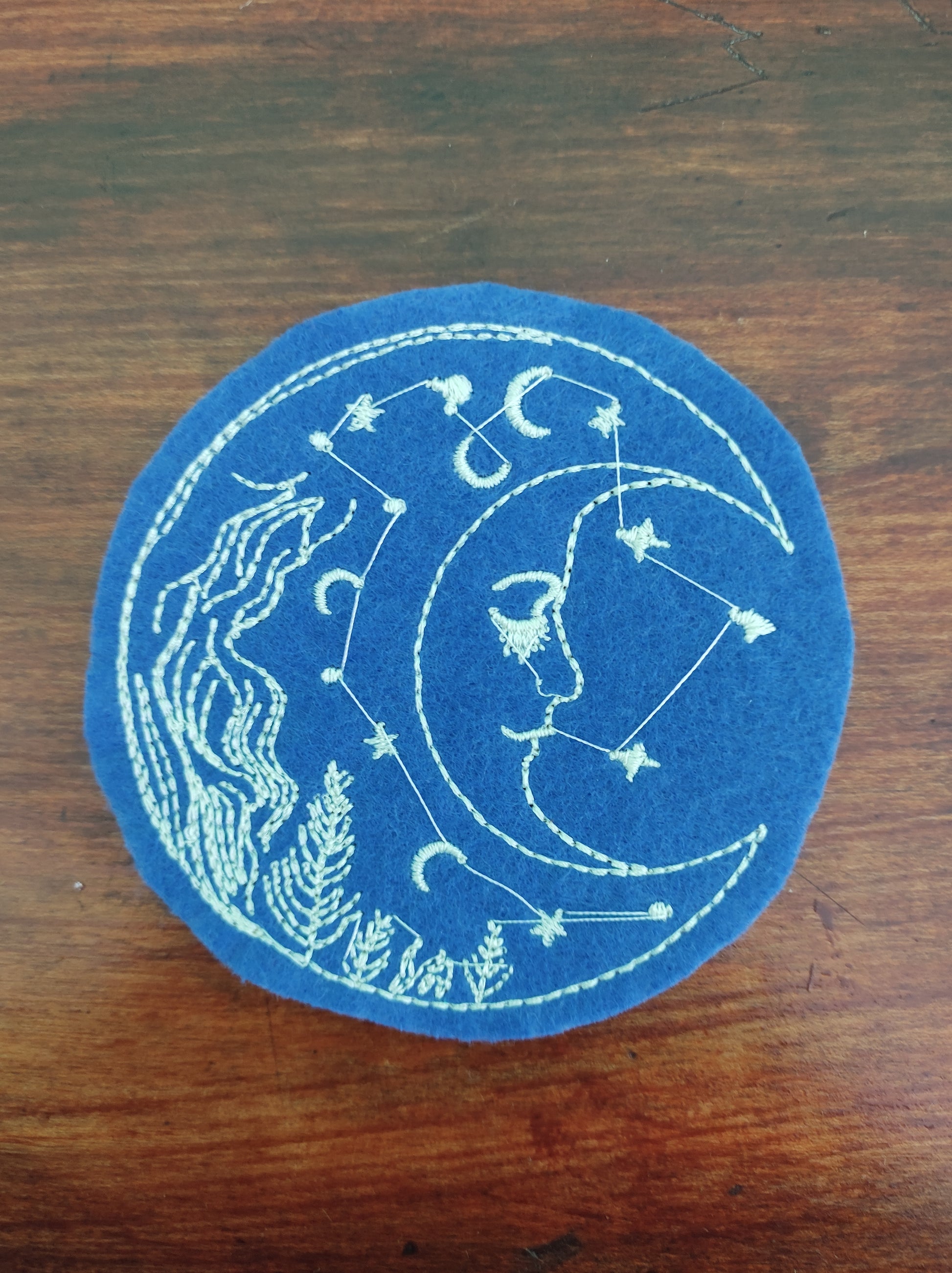 Celestial Embroidery Designs Bundle – Moon, Stars & Sun Machine Embroidery Files, Triple Stitch Low-Density-Kraftygraphy