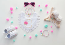 Load image into Gallery viewer, Beautiful Lace Baby Bib Sewing Patterns | Boho Baby Bib Machine Embroidery Alphabet | DIY Vintage Baby Shower Gifts Ideas-Kraftygraphy
