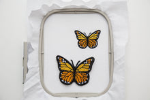 Load image into Gallery viewer, Monarch butterfly machine embroidery design-Kraftygraphy
