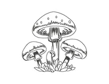 Load image into Gallery viewer, Mushrooms embroidery designs-Kraftygraphy
