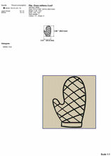 Load image into Gallery viewer, Oven gloves kitchen embroidery design for machine-Kraftygraphy
