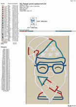 Load image into Gallery viewer, 4th of July Gnome machine embroidery design applique - 3 sizes-Kraftygraphy
