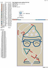 Load image into Gallery viewer, 4th of July Gnome machine embroidery design applique - 3 sizes-Kraftygraphy
