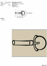 Load image into Gallery viewer, Pizza cutter kitchen embroidery design-Kraftygraphy
