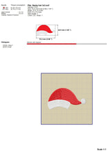 Load image into Gallery viewer, Elf Hat Embroidery Designs, Santa Hat Embroidery Patterns, Christmas Embroidery Elements, Santa Embroidery, Elf Embroidery-Kraftygraphy

