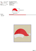Load image into Gallery viewer, Elf Hat Embroidery Designs, Santa Hat Embroidery Patterns, Christmas Embroidery Elements, Santa Embroidery, Elf Embroidery-Kraftygraphy
