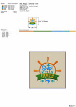 Load image into Gallery viewer, Family Trip Machine Embroidery Designs, Cruise Embroidery Patterns-Kraftygraphy
