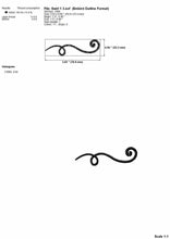 Load image into Gallery viewer, Swirl and Decorative Border 1 Machine Embroidery Design-Kraftygraphy
