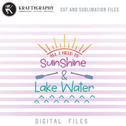 Lake SVG Bundle, Lake Clipart, Lake House Vector, Lake House Sign Sayings, Fishing SVG Images, Camping Quotes SVG, Mountain Camping SVG, Summer Shirt SVG,-Kraftygraphy