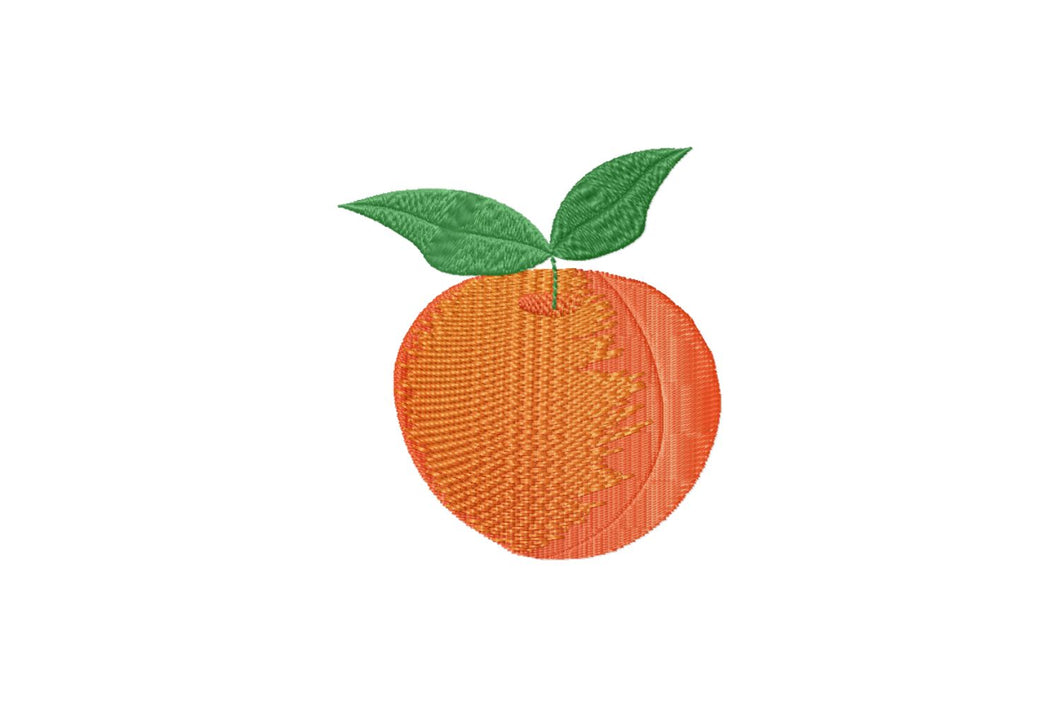 Apricot embroidery design for machine in 9 sizes-Kraftygraphy