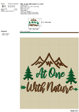 Load image into Gallery viewer, Camping Machine Embroidery Designs, Embroidered Camping Chairs, Camping Embroidery File, Camping Sayings Embroidery Designs, at One With Nature, Mountain Lake Embroidery Designs, Forest Lake Embroidery, to Lake Embroidery Pattern-Kraftygraphy
