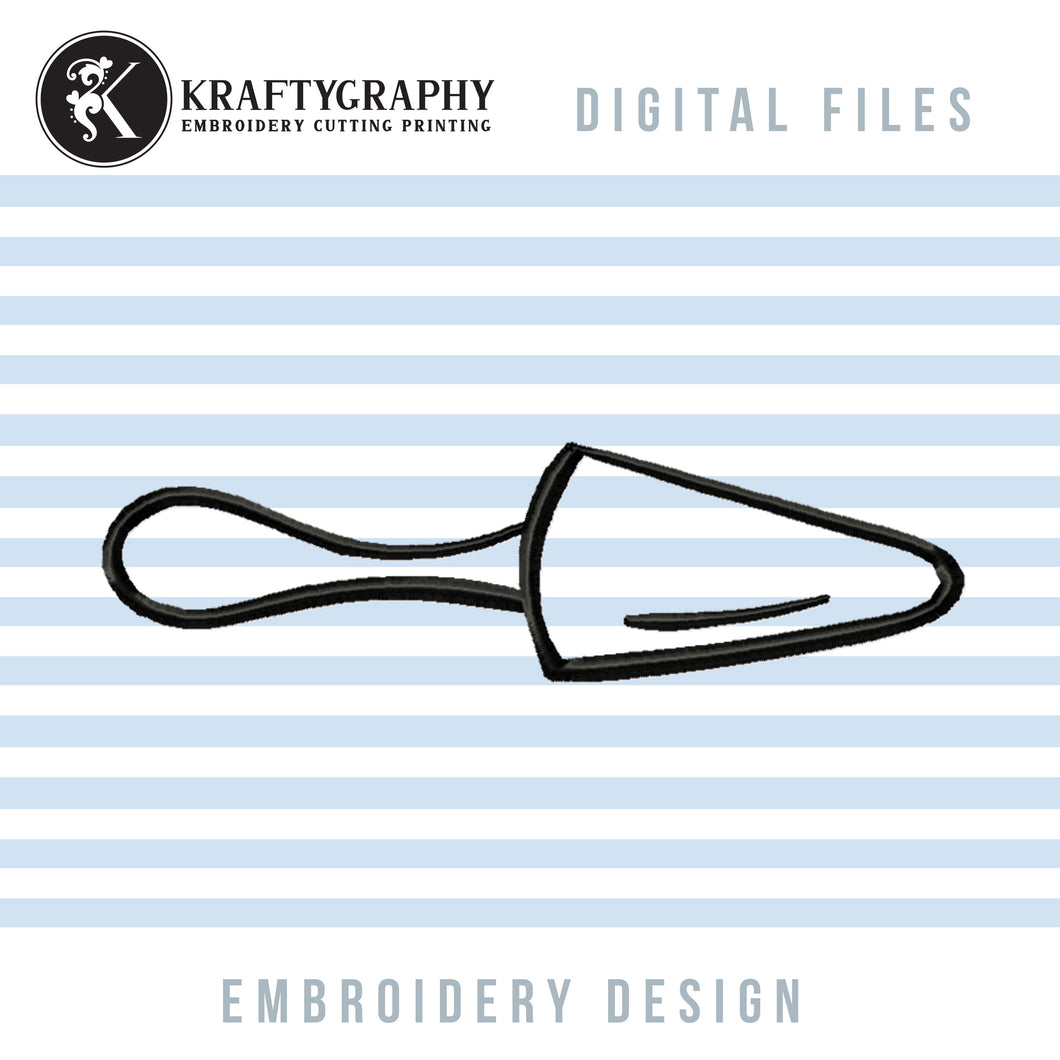 Cake knife kitchen embroidery design-Kraftygraphy