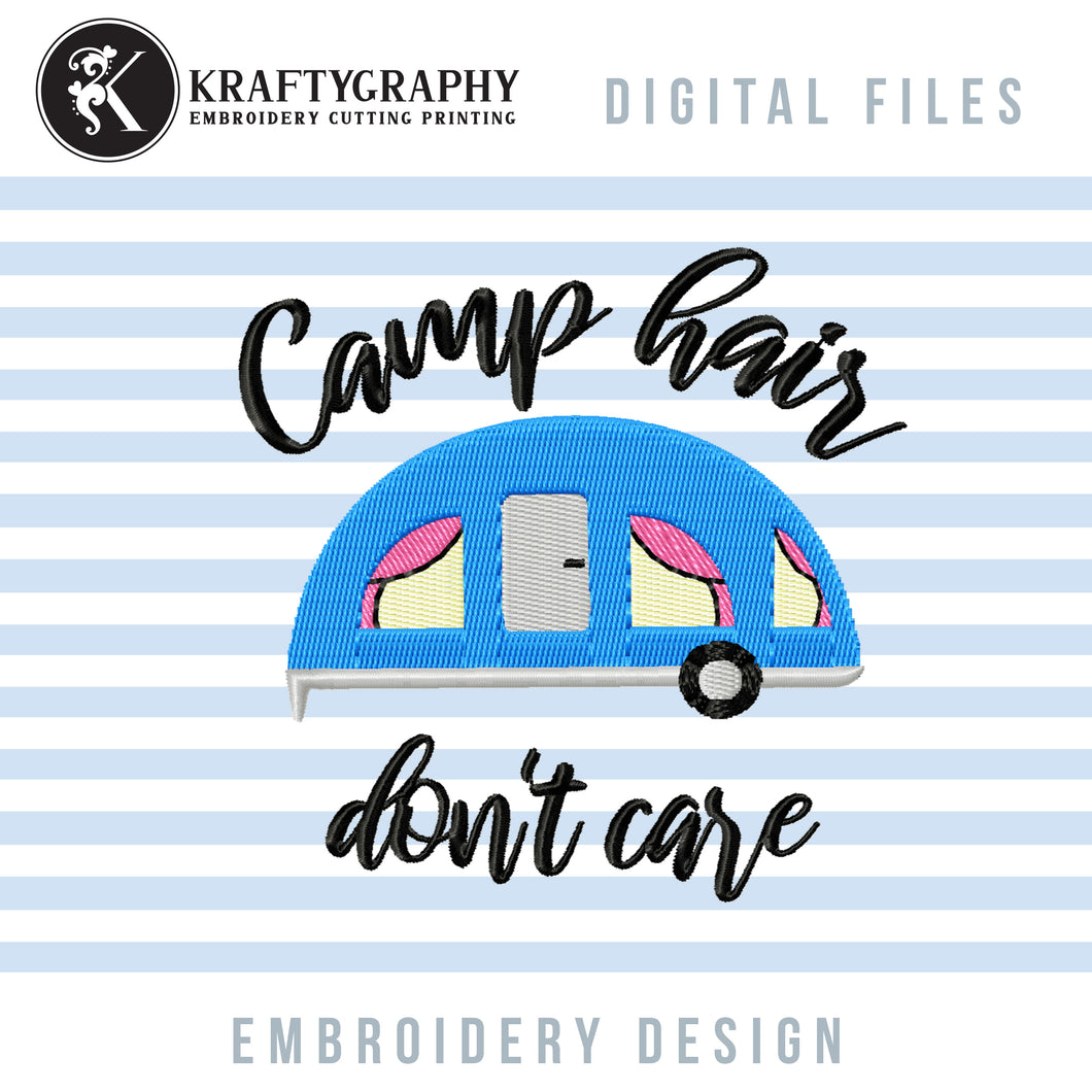 RV Camping Machine Embroidery Designs, Camping Embroidery Patterns, Camping Sayings Embroidery Designs, Camping Machine Embroidery Patterns, Lake Embroidery Designs, Forest Lake Embroidery-Kraftygraphy