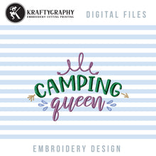 Load image into Gallery viewer, Camping Machine Embroidery Designs Bundle, Designs, Camping Embroidery File, Summer Embroidery Ideas, Embroidery Summer Hats, Embroider T Shirt, Lake Cap Embroidery, Lake Shirt Embroidery, Lake Koozies Embroidery,-Kraftygraphy
