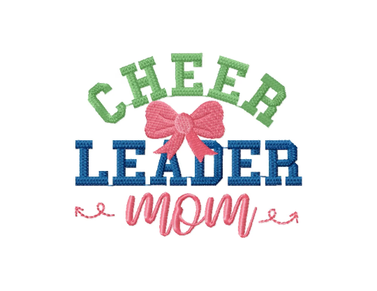 Cheer embroidery designs - Cheerleader mom-Kraftygraphy