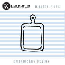 Load image into Gallery viewer, Food chopper kitchen embroidery design-Kraftygraphy
