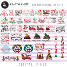 Load image into Gallery viewer, Christmas Movie Quotes SVG Bundle, Merry Christmas Clipart, Red Christmas Truck PNG Designs, Christmas Baking SVG, Christmas Dog SVG, Reindeer Antlers SVG, Adult Humor SVG, Signs SVG, Christmas svg-Kraftygraphy
