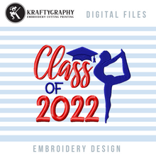 Load image into Gallery viewer, Graduation Machine Embroidery Designs Bundle, Senior Embroidery Patterns, Graduation Cap Pes Files, End of School Embroidery Sayings-Kraftygraphy
