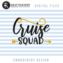Load image into Gallery viewer, Cruise Squad Machine Embroidery Patterns-Kraftygraphy
