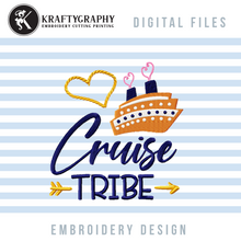 Load image into Gallery viewer, Cruise Tribe Machine Embroidery Designs-Kraftygraphy
