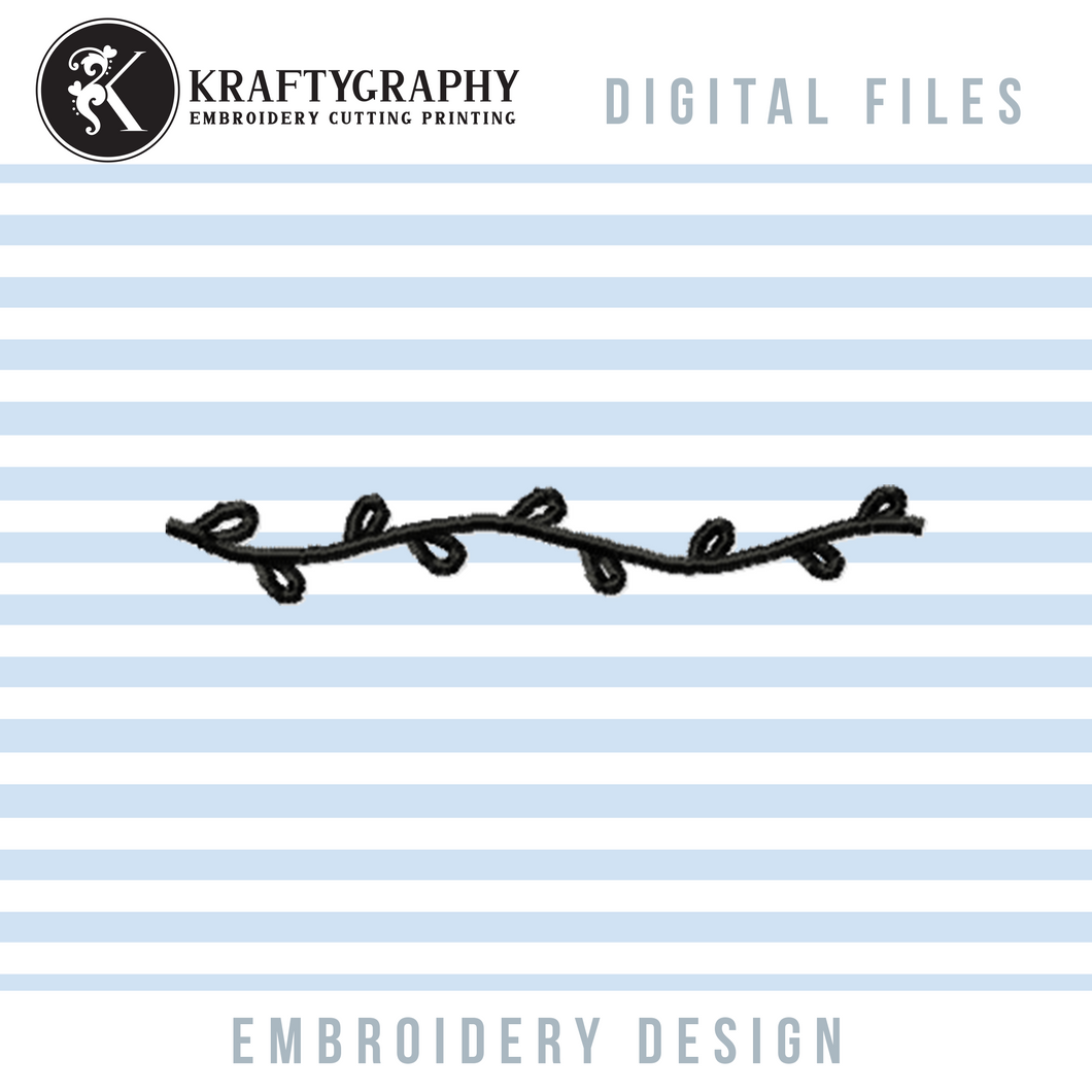 Leaves Border Machine Embroidery Designs, Seamless Pattern Embroidery-Kraftygraphy