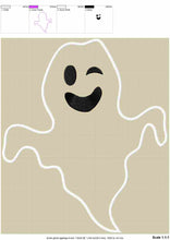 Load image into Gallery viewer, Funny Ghost Applique, Halloween Embroidery Designs, Big Size-Kraftygraphy
