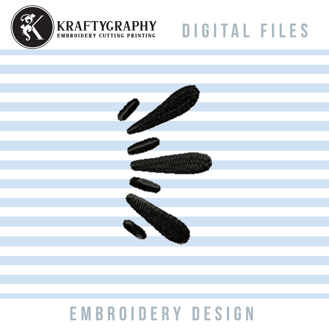 Decorative Element Machine Embroidery Designs, Accent Mark Embroidery Patterns-Kraftygraphy