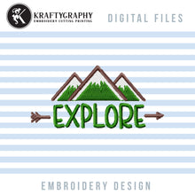 Load image into Gallery viewer, Camping Machine Embroidery Designs Bundle, Designs, Camping Embroidery File, Summer Embroidery Ideas, Embroidery Summer Hats, Embroider T Shirt, Lake Cap Embroidery, Lake Shirt Embroidery, Lake Koozies Embroidery,-Kraftygraphy
